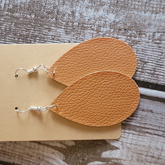 Handmade Faux Leather Earrings Bundle - Picture 3 of 14